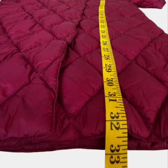 Dawn Levy Jess Diamond Quilted Water Resistant Packable Jacket S NWT Berry Red - Picture 8 of 16